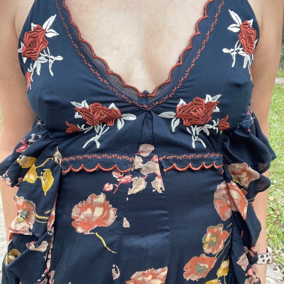 Free People Audrey Embroidered Maxi Dress - Picture 2 of 11